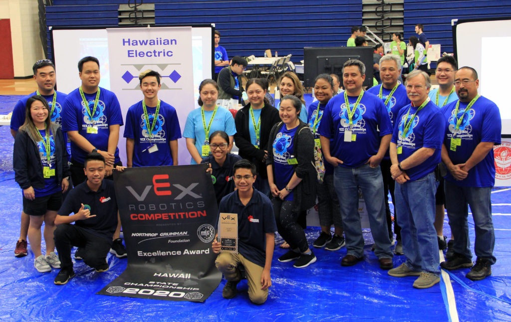 Results of Hawaiian Electrics’ State VEX Robotics Championships